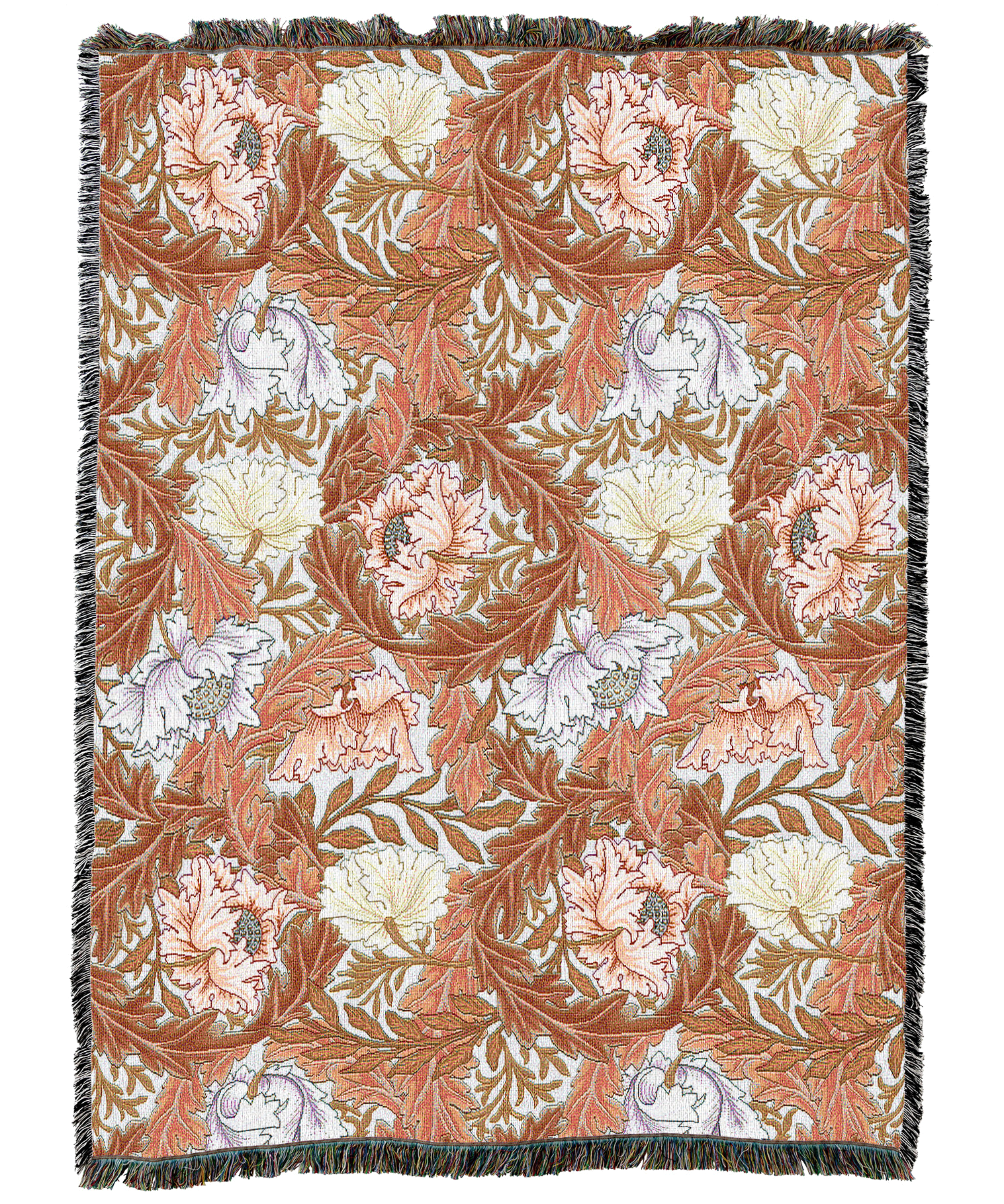 William Morris Wreath Blanket