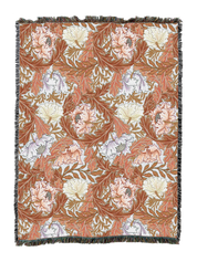 William Morris Wreath Blanket