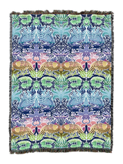 William Morris Dragon And Peacock Pastel Blanket XL