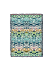 William Morris Dragon And Peacock Pastel Blanket
