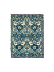 William Morris Dragon And Peacock Blanket