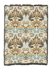 William Morris Dragon And Peacock Blanket