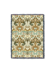 William Morris Dragon And Peacock Blanket