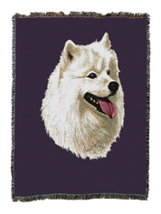 Samoyed Blanket Purple