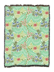 William Morris Larkspur Blanket
