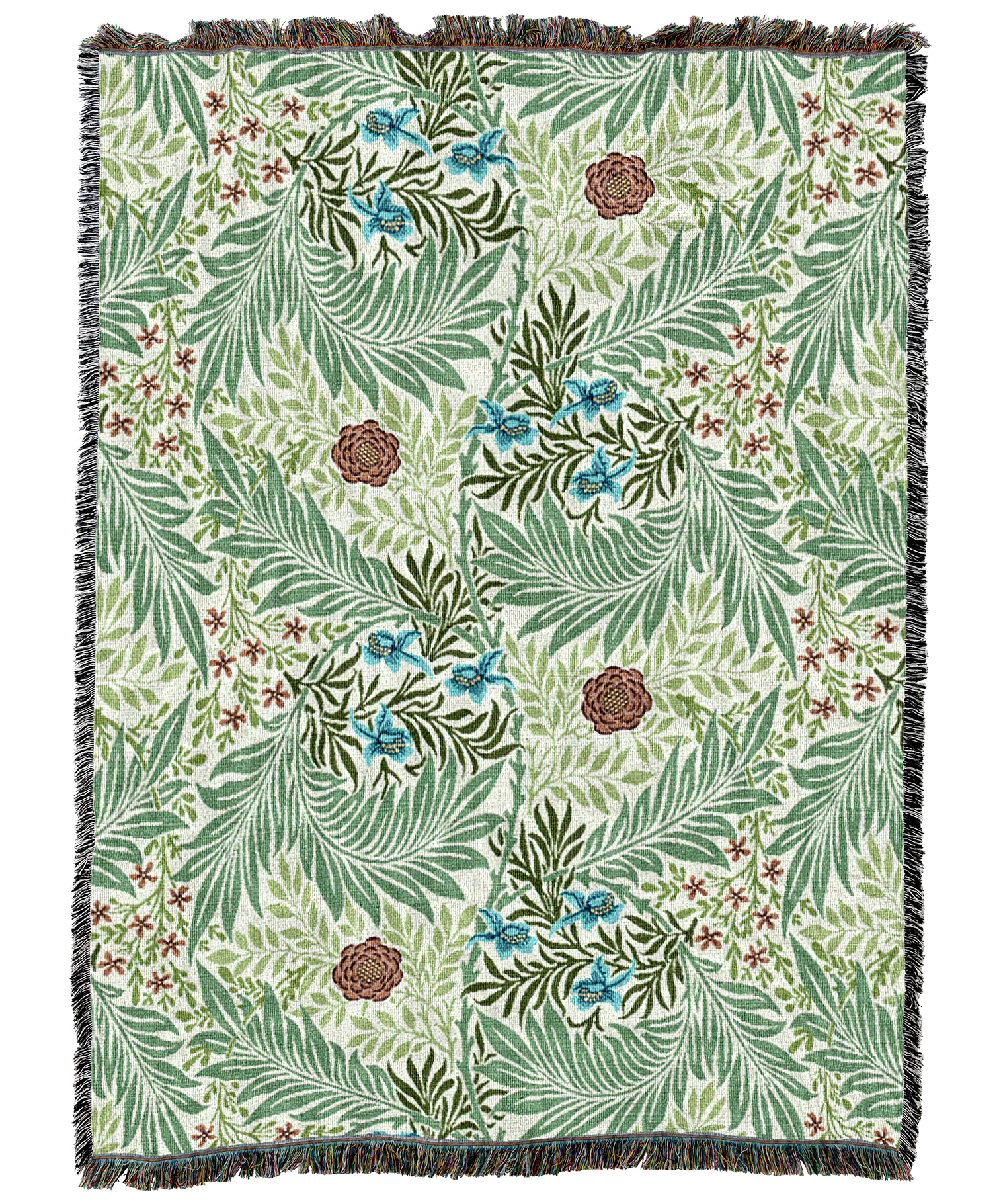 William Morris Larkspur Blanket