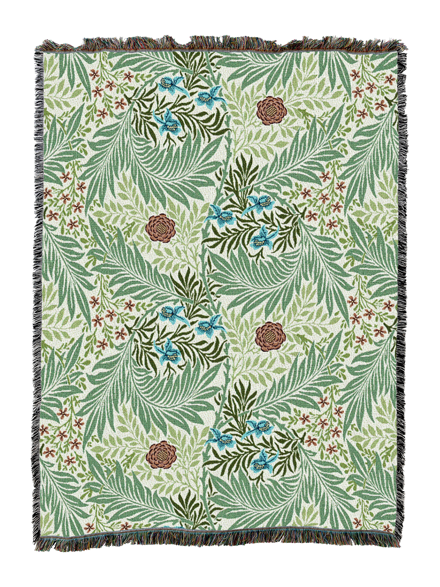 William Morris Larkspur Blanket