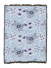 William Morris Larkspur Blanket