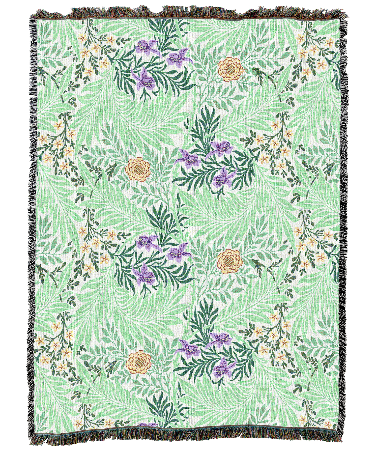 William Morris Larkspur Blanket