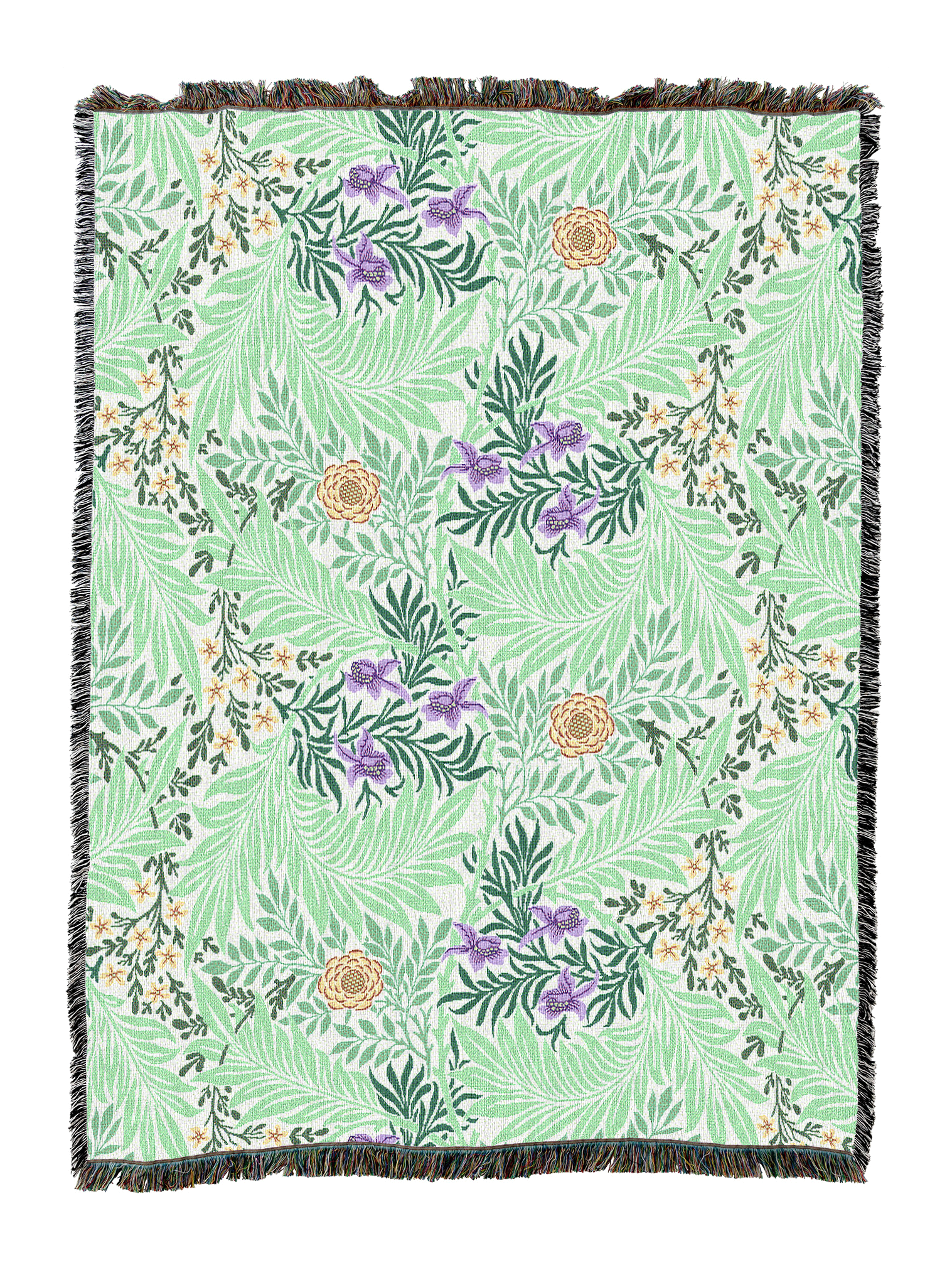 William Morris Larkspur Blanket