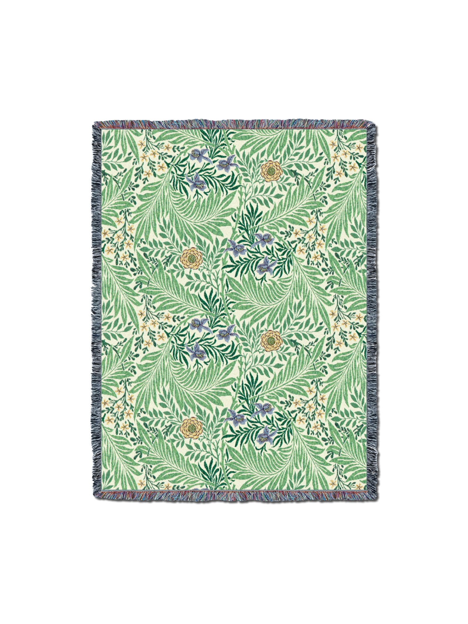 William Morris Larkspur Blanket