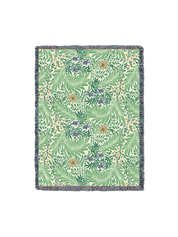 William Morris Larkspur Blanket