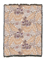 William Morris Larkspur Blanket