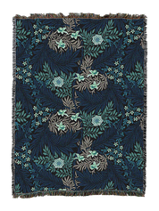 William Morris Larkspur Blanket
