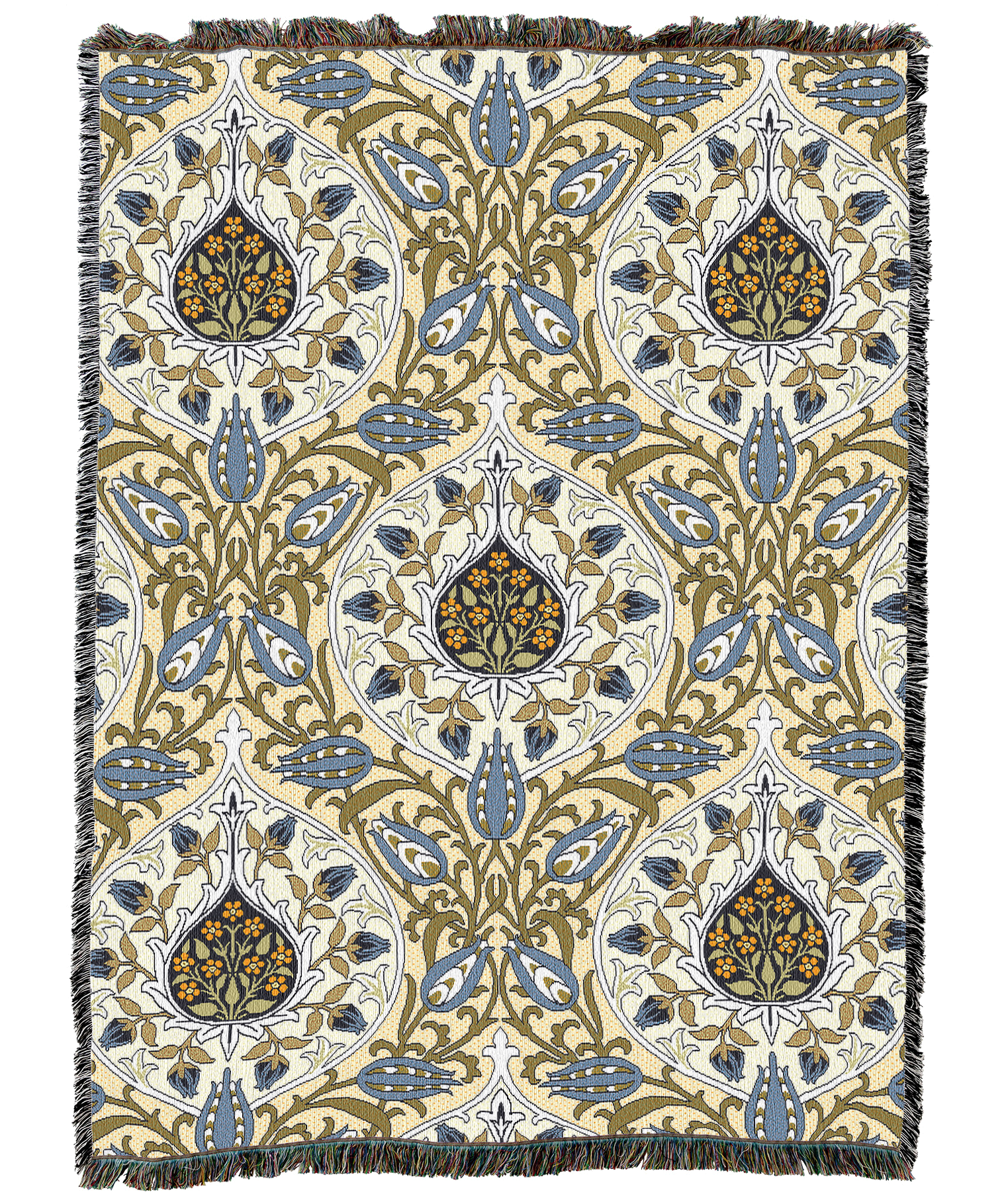 William Morris Rosebud Blanket