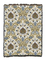 William Morris Rosebud Blanket