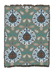 William Morris Rosebud Blanket