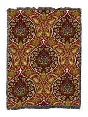 William Morris Rosebud Blanket