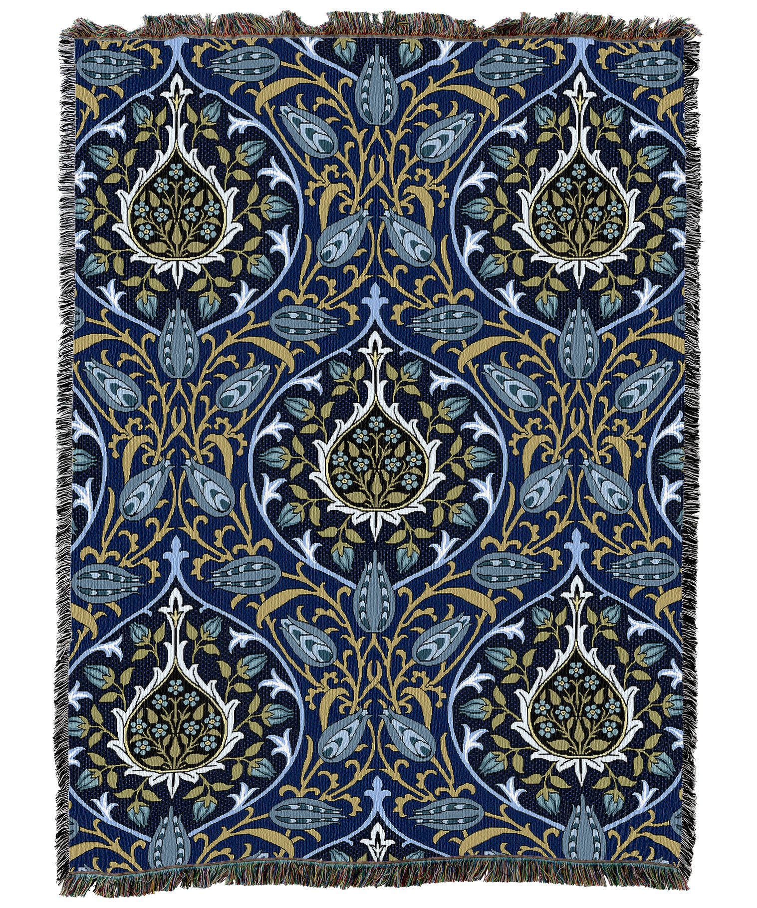William Morris Rosebud Blanket