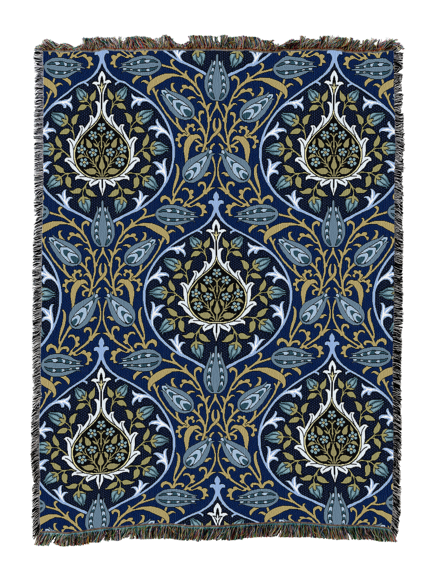 William Morris Rosebud Blanket