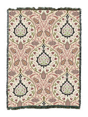 William Morris Rosebud Blanket