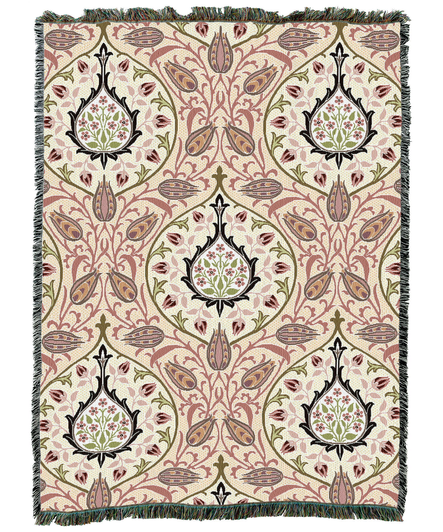 William Morris Rosebud Blanket