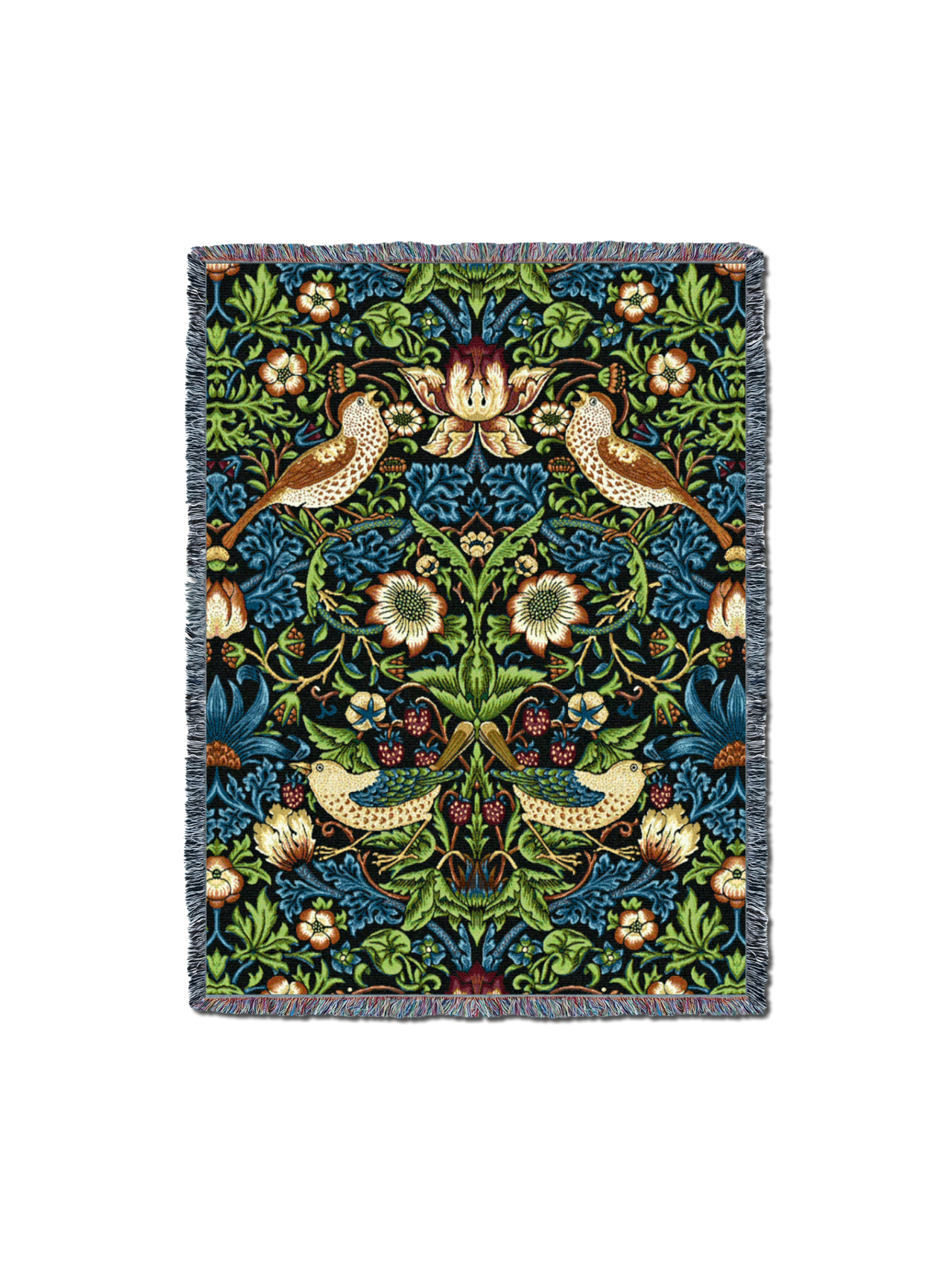William Morris Strawberry Thief Blanket