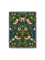 William Morris Strawberry Thief Blanket