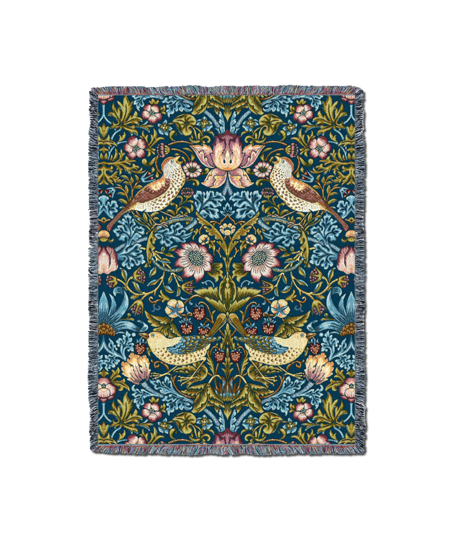 William Morris Strawberry Thief Blanket