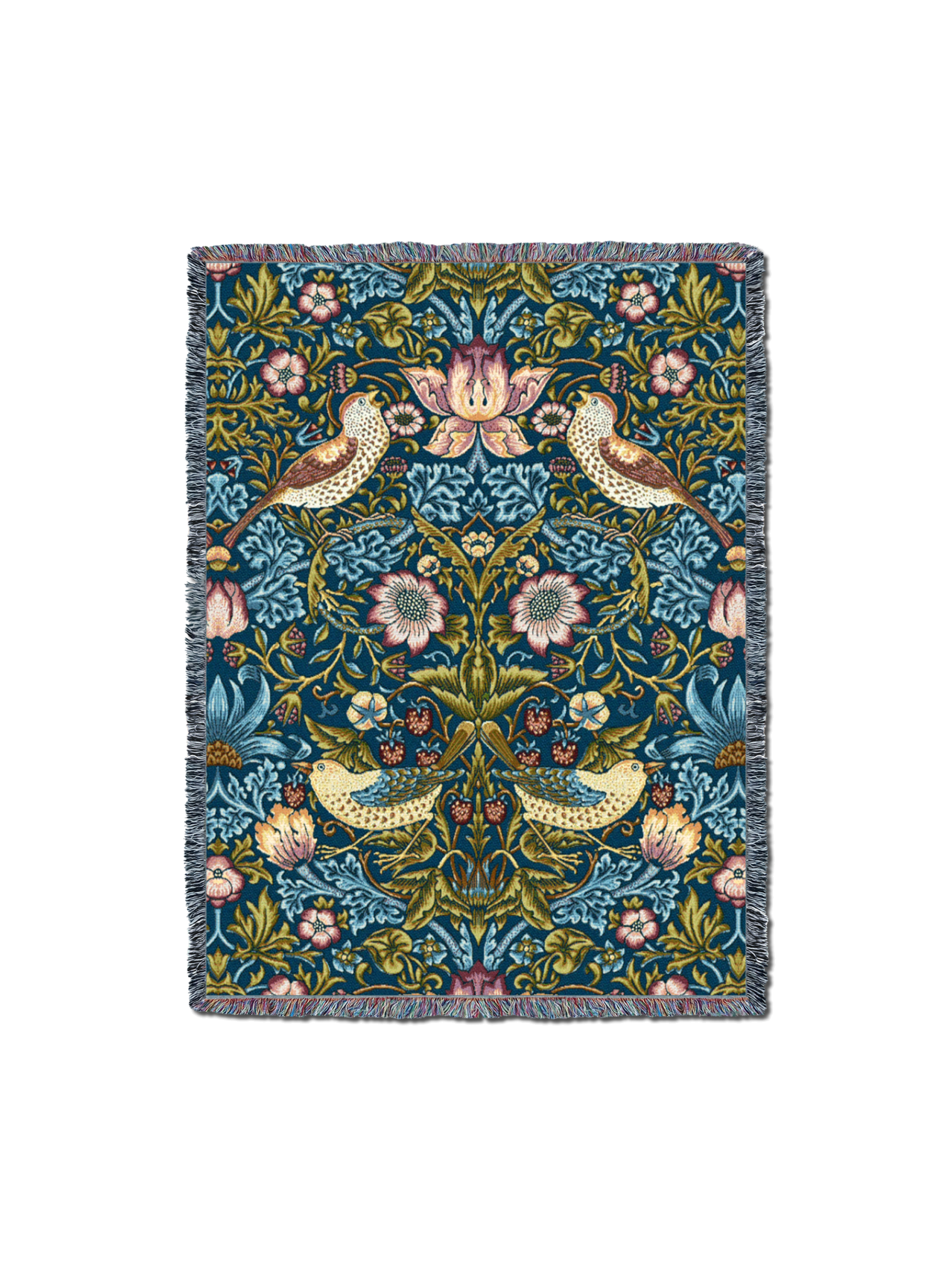 William Morris Strawberry Thief Blanket