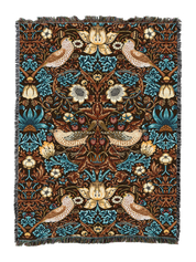 William Morris Strawberry Thief Blanket