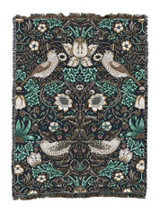 William Morris Strawberry Thief Blanket