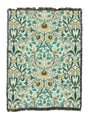 William Morris Daffodil Meadow Blanket