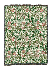 William Morris Sweetbriar Blanket