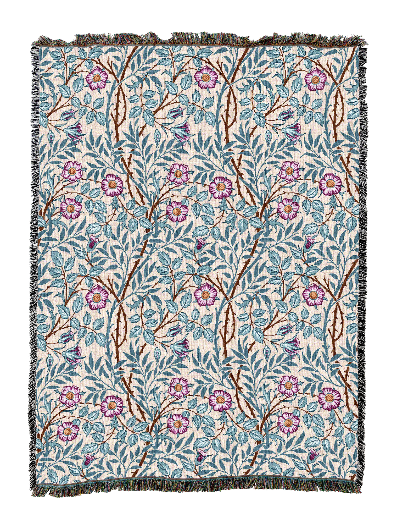 William Morris Sweetbriar Frost Blanket XL