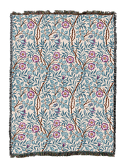 William Morris Sweetbriar Frost Blanket