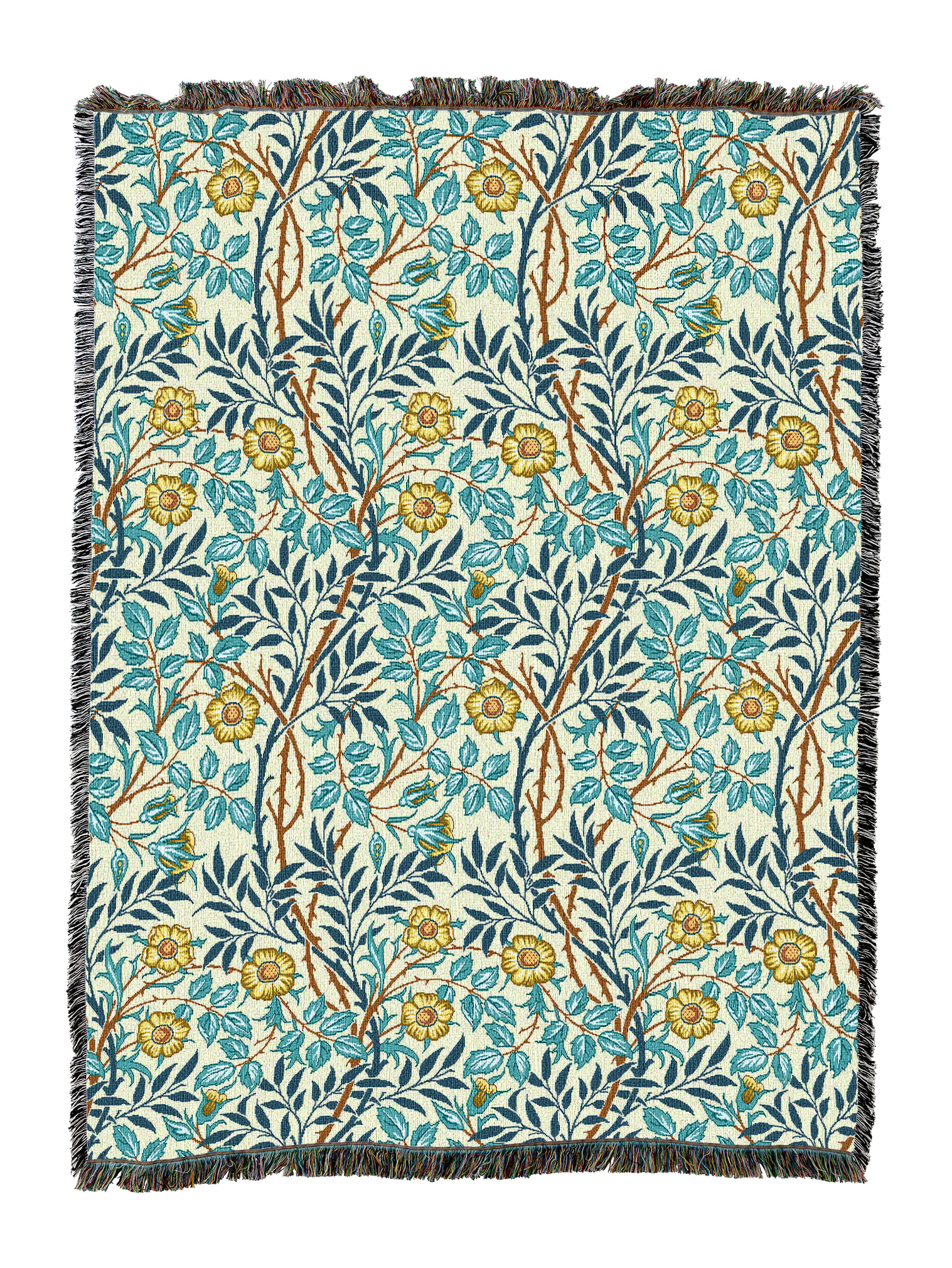 William Morris Sweetbriar Blanket