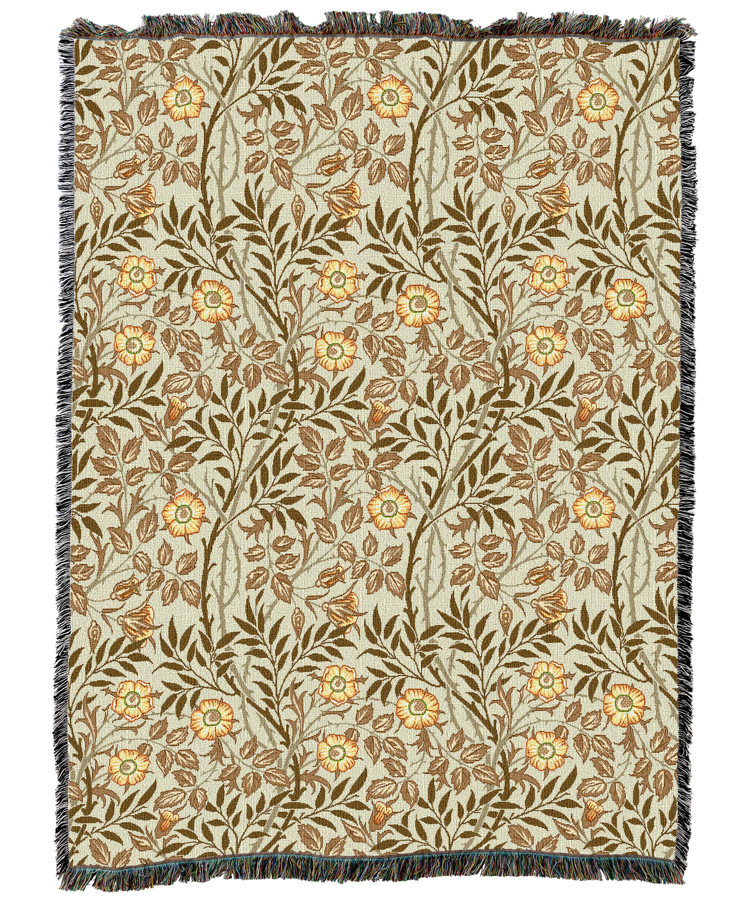 William Morris Sweetbriar Mandarin Blanket