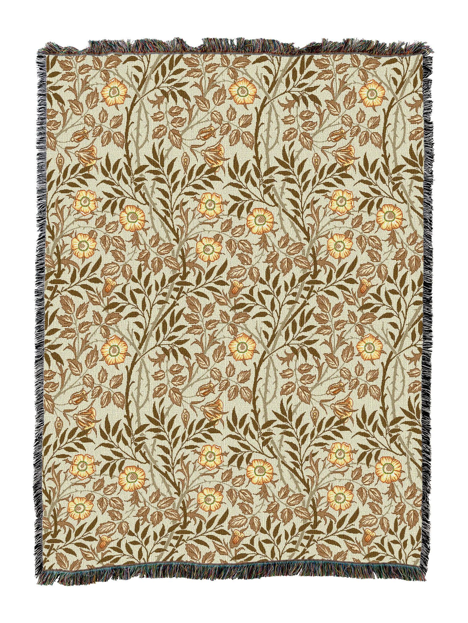 William Morris Sweetbriar Mandarin Blanket