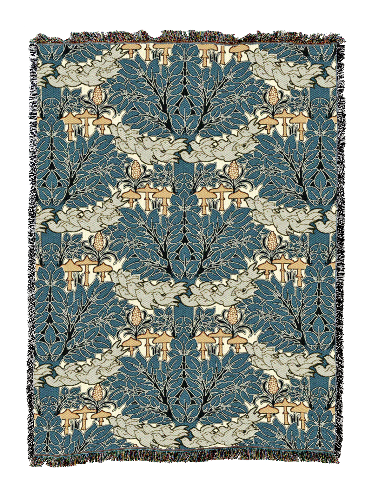 Cfa Voysey Fairyland Blue Blanket