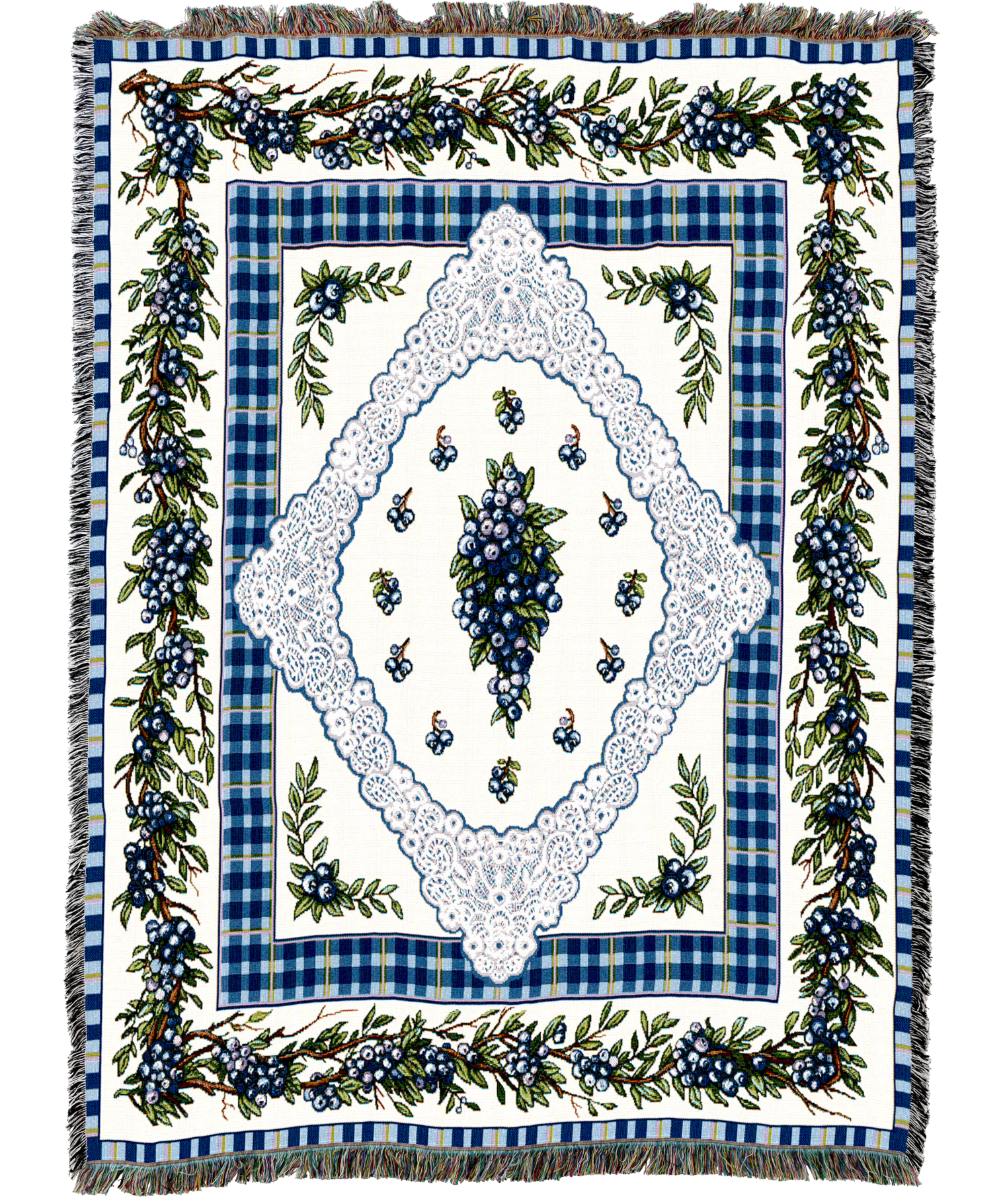 Blueberry Lace Blanket