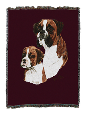 Boxer With Puppy Blanket