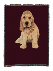 Cocker Spaniel Puppy Blanket