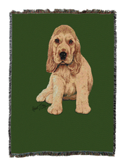 Cocker Spaniel Puppy Blanket