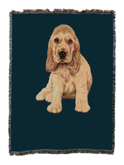Cocker Spaniel Puppy Blanket