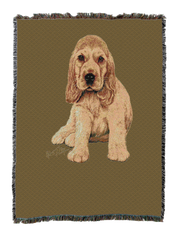 Cocker Spaniel Puppy Blanket