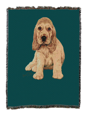 Cocker Spaniel Puppy Blanket