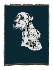 Dalmatian With Puppy Blanket