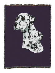 Dalmatian With Puppy Blanket