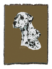 Dalmatian With Puppy Blanket